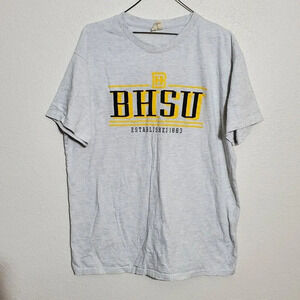 Black Hills State University BHSU T-Shirt XL grey Cotton Blend MV Sport